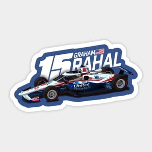 Graham Rahal 2020 (white text) Sticker